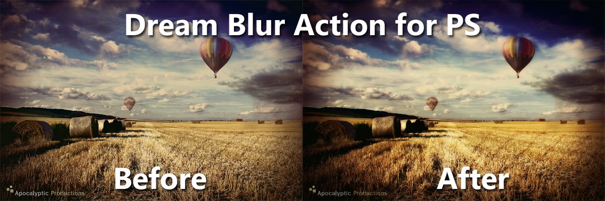 Dream Blur, a Photoshop filter action